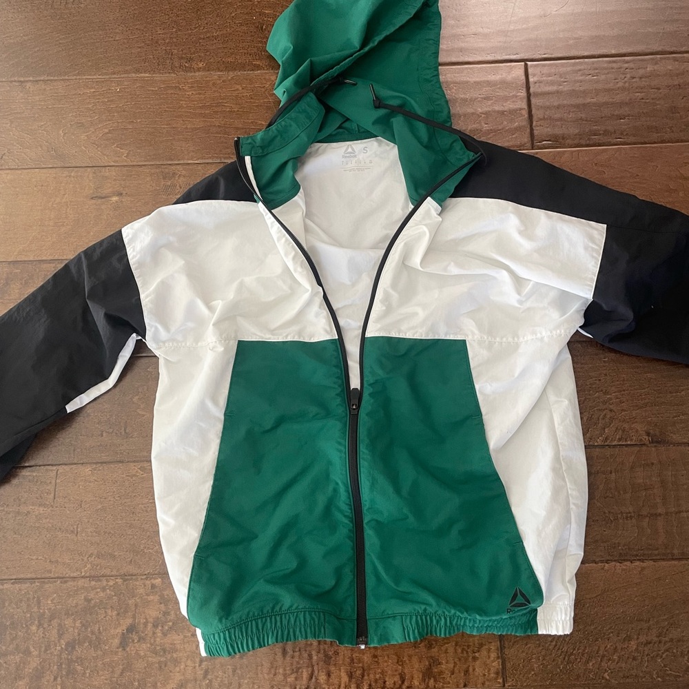 Men’s reebok wind breaker zip up jacket